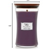 image:imageWoodWick Amethyst amp Amber Gifts for Women and Men 97 oz Medium Hourglass Candle with Crackling WickAmethyst  Amber
