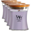 image:imageWoodWick Amethyst amp Amber Gifts for Women and Men 97 oz Medium Hourglass Candle with Crackling WickLavender Spa