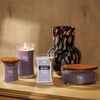 image:imageWoodWick Amethyst amp Amber Gifts for Women and Men 97 oz Medium Hourglass Candle with Crackling WickPurple