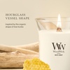 image:imageWoodWick Amethyst amp Amber Gifts for Women and Men 97 oz Medium Hourglass Candle with Crackling WickWhite Honey