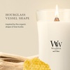 image:imageWoodWick Amethyst amp Amber Gifts for Women and Men 97 oz Medium Hourglass Candle with Crackling WickWhite Honey