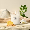 image:imageWoodWick Amethyst amp Amber Gifts for Women and Men 97 oz Medium Hourglass Candle with Crackling WickWhite Honey