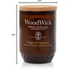 image:imageWoodWick Black Currant amp Rose Gifts for Women and Men 6 oz Renew Medium Candle with Crackling WickGinger  Turmeric