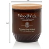 image:imageWoodWick Black Currant amp Rose Gifts for Women and Men 6 oz Renew Medium Candle with Crackling WickTomato Leaf  Basil