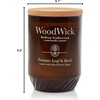 image:imageWoodWick Black Currant amp Rose Gifts for Women and Men 6 oz Renew Medium Candle with Crackling WickTomato Leaf  Basil