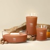 image:imageWoodWick Cinnamon Chai Holiday Candle Gifts for Women and Men 97 oz Medium Hourglass Candle with Crackling WickPumpkin Praline