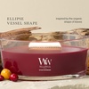 image:imageWoodWick Cinnamon Chai Holiday Candle Gifts for Women and Men 97 oz Medium Hourglass Candle with Crackling WickSpiced Blackberry