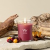 image:imageWoodWick Cinnamon Chai Holiday Candle Gifts for Women and Men 97 oz Medium Hourglass Candle with Crackling WickSpiced Blackberry