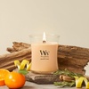image:imageWoodWick Cinnamon Chai Holiday Candle Gifts for Women and Men 97 oz Medium Hourglass Candle with Crackling WickTangerine  Citron