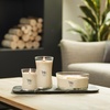 image:imageWoodWick Cinnamon Chai Holiday Candle Gifts for Women and Men 97 oz Medium Hourglass Candle with Crackling WickVanilla Bean