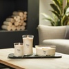 image:imageWoodWick Cinnamon Chai Holiday Candle Gifts for Women and Men 97 oz Medium Hourglass Candle with Crackling WickWhite