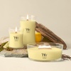 image:imageWoodWick Cinnamon Chai Holiday Candle Gifts for Women and Men 97 oz Medium Hourglass Candle with Crackling WickYuzu  Vetiver