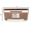 image:imageWoodWick Coastal Sunset Gifts for Women and Men 16 oz Ellipse Candle with Crackling WickCashmere