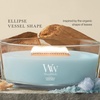 image:imageWoodWick Coastal Sunset Gifts for Women and Men 16 oz Ellipse Candle with Crackling WickCedarwood  Ocean Moss