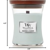 image:imageWoodWick Coastal Sunset Gifts for Women and Men 16 oz Ellipse Candle with Crackling WickSagewood  Seagrass
