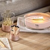 image:imageWoodWick Coastal Sunset Gifts for Women and Men 16 oz Ellipse Candle with Crackling WickVanilla  Sea Salt