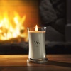 image:imageWoodWick Fireside Holiday Candle Gifts for Women and Men 16 oz Ellipse Candle with Crackling WickFireside