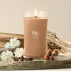image:imageWoodWick Fireside Holiday Candle Gifts for Women and Men 16 oz Ellipse Candle with Crackling WickHazelnut Roast