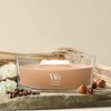 image:imageWoodWick Fireside Holiday Candle Gifts for Women and Men 16 oz Ellipse Candle with Crackling WickHazelnut Roast