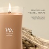 image:imageWoodWick Fireside Holiday Candle Gifts for Women and Men 16 oz Ellipse Candle with Crackling WickHazelnut Roast