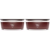 image:imageWoodWick Fireside Holiday Candle Gifts for Women and Men 16 oz Ellipse Candle with Crackling WickRedwood