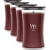 image:imageWoodWick Fireside Holiday Candle Gifts for Women and Men 16 oz Ellipse Candle with Crackling WickRedwood