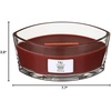 image:imageWoodWick Fireside Holiday Candle Gifts for Women and Men 16 oz Ellipse Candle with Crackling WickRedwood