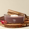image:imageWoodWick Fireside Holiday Candle Gifts for Women and Men 16 oz Ellipse Candle with Crackling WickRedwood