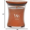 image:imageWoodWick Fireside Holiday Candle Gifts for Women and Men 16 oz Ellipse Candle with Crackling WickSantal Myrrh