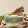 image:imageWoodWick Fireside Holiday Candle Gifts for Women and Men 16 oz Ellipse Candle with Crackling WickVerdant Fig