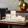 image:imageWoodWick Fireside Holiday Candle Gifts for Women and Men 16 oz Ellipse Candle with Crackling WickWhite