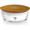 image:imageWoodWick Fireside Holiday Candle Gifts for Women and Men 16 oz Ellipse Candle with Crackling WickWhite