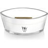 image:imageWoodWick Fireside Holiday Candle Gifts for Women and Men 16 oz Ellipse Candle with Crackling WickWhite
