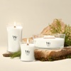 image:imageWoodWick Fireside Holiday Candle Gifts for Women and Men 16 oz Ellipse Candle with Crackling WickWhite Teak
