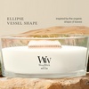 image:imageWoodWick Fireside Holiday Candle Gifts for Women and Men 16 oz Ellipse Candle with Crackling WickWhite Teak