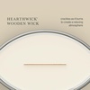 image:imageWoodWick Fireside Holiday Candle Gifts for Women and Men 16 oz Ellipse Candle with Crackling WickWhite Teak