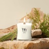 image:imageWoodWick Fireside Holiday Candle Gifts for Women and Men 16 oz Ellipse Candle with Crackling WickWhite Teak