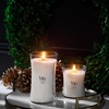 image:imageWoodWick Fireside Holiday Candle Gifts for Women and Men 16 oz Ellipse Candle with Crackling WickWhite Teak