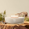 image:imageWoodWick Fireside Holiday Candle Gifts for Women and Men 16 oz Ellipse Candle with Crackling WickWood Smoke