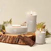 image:imageWoodWick Fireside Holiday Candle Gifts for Women and Men 16 oz Ellipse Candle with Crackling WickWood Smoke