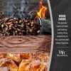 image:imageWoodWick Fireside Holiday Candle Gifts for Women and Men 16 oz Ellipse Candle with Crackling WickWood Smoke
