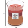 image:imageWoodWick Shoreline Trilogy Gifts for Women and Men 16 oz Ellipse Trilogy Candle with Crackling WickAutumn Harvest