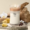image:imageWoodWick Shoreline Trilogy Gifts for Women and Men 16 oz Ellipse Trilogy Candle with Crackling WickCaf Macchiato
