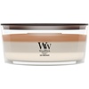 image:imageWoodWick Shoreline Trilogy Gifts for Women and Men 16 oz Ellipse Trilogy Candle with Crackling WickCaf Macchiato