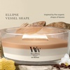 image:imageWoodWick Shoreline Trilogy Gifts for Women and Men 16 oz Ellipse Trilogy Candle with Crackling WickCaf Macchiato