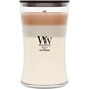 image:imageWoodWick Shoreline Trilogy Gifts for Women and Men 16 oz Ellipse Trilogy Candle with Crackling WickCaf Macchiato