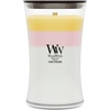 image:imageWoodWick Shoreline Trilogy Gifts for Women and Men 16 oz Ellipse Trilogy Candle with Crackling WickFloral Blossoms