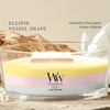 image:imageWoodWick Shoreline Trilogy Gifts for Women and Men 16 oz Ellipse Trilogy Candle with Crackling WickFloral Blossoms