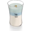 image:imageWoodWick Shoreline Trilogy Gifts for Women and Men 16 oz Ellipse Trilogy Candle with Crackling WickOceanic