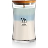 image:imageWoodWick Shoreline Trilogy Gifts for Women and Men 16 oz Ellipse Trilogy Candle with Crackling WickOceanic